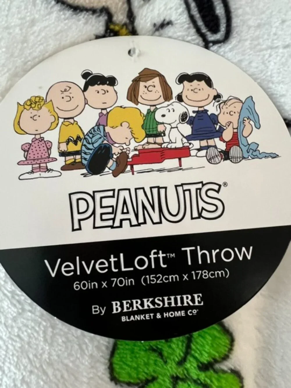 PEANUTS SAINT PATTYS DAY BLANKET
